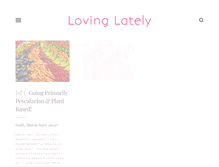 Tablet Screenshot of lovinglately.com